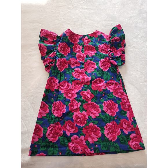 Janie & Jack Girls Floral Dress Sz 5 - Picture 4 of 4